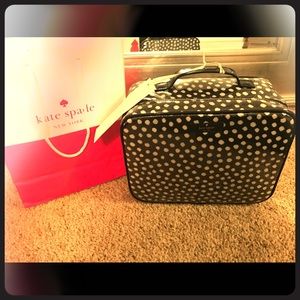 NWT kate spade hanging cosmetics bag